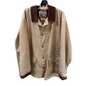 Vintage Dunbrooke Upstream Barn Chore Button Jacket 2XL Lined Pockets Cotton
